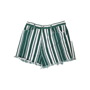 Vintage Bonjour Striped High Waisted Shorts Size 13/14 80's 90s Retro Streetwear